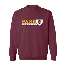 Park 2022 Softball D2 Crewneck Sweatshirt (Maroon)