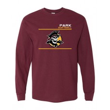Park 2022 Softball D1 Long-sleeved T (Maroon)