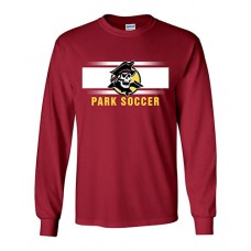 Park 2022 Soccer Long Sleeved PIRATE T-shirt (Cardinal Red)
