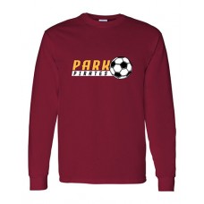 Park 2023 Soccer D1 Long-sleeved T (Cardinal Red)
