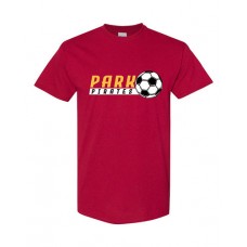 Park 2023 Soccer D1 Short-sleeved T (Cardinal Red)